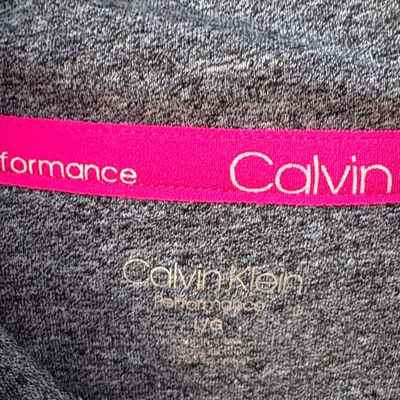 Calvin Klein Charcoal Hoodie with White Accents - Picture 2 of 6